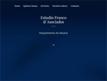 Tablet Screenshot of estudio-franco.com.ar